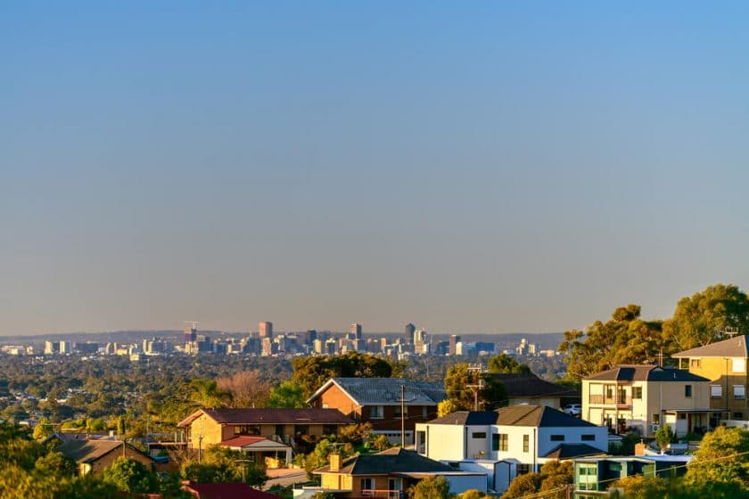 Adelaide City Skyline View