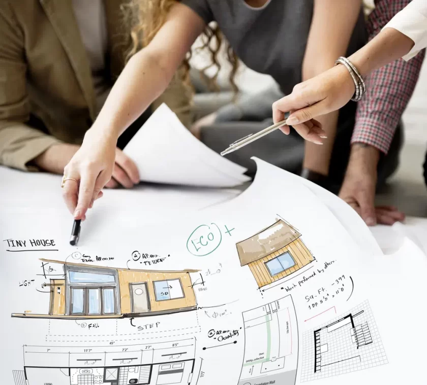 house layout floorplan blueprint sketch concept